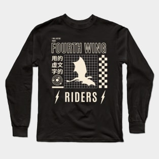 Fourth Wing Shirt, Dragon Rider Shirt, I will not die today shirt Long Sleeve T-Shirt